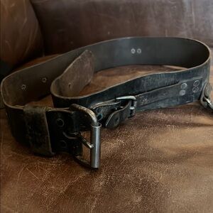 Vintage leather tool belt